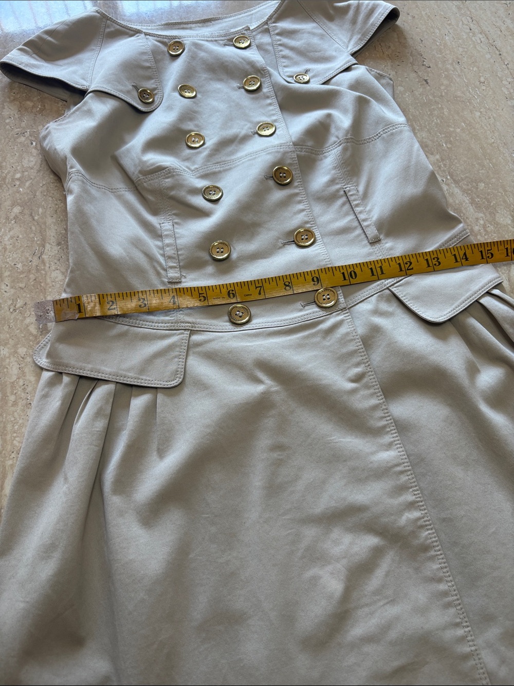 Burberry dress missing original belt - Picture 7 of 12